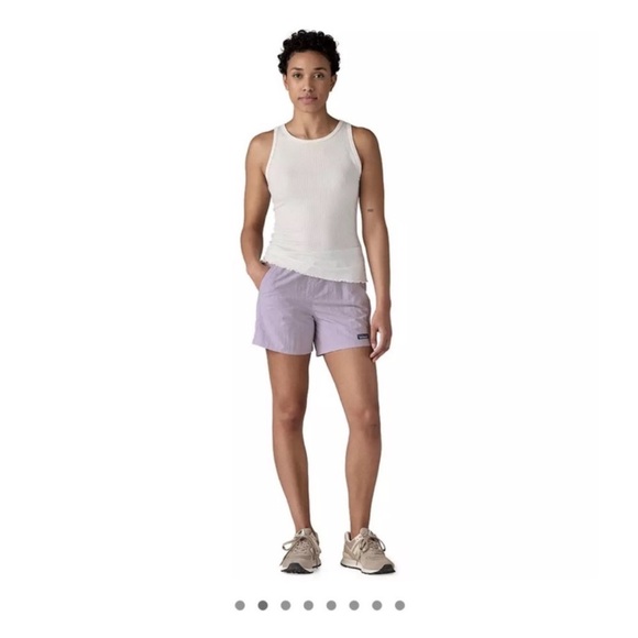 Patagonia Women's Size Large 5” Baggies Shorts Foxglove Purple Lavender NWT - Picture 7 of 9